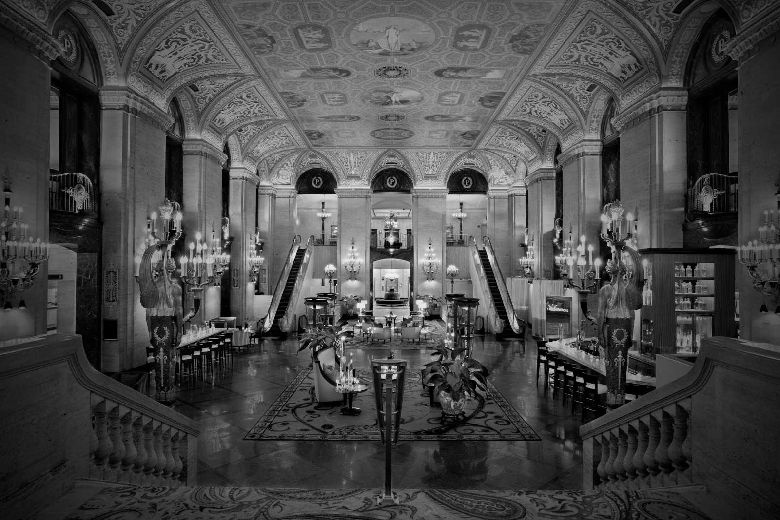 Palmer House Hilton's grand lobby, home of the National Unifieds Auditions for Music Theater hopefuls auditioning for college programs